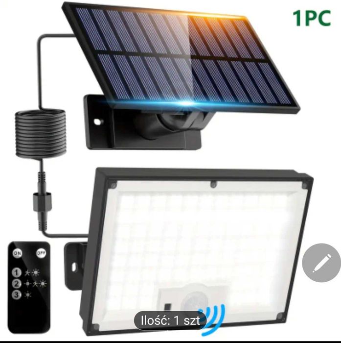 NOWA lampa solarna PIR