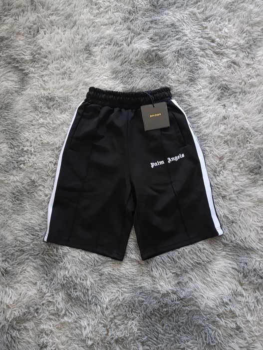 •PALM ANGELS•shorts classic black чорно-білі шорти  | S