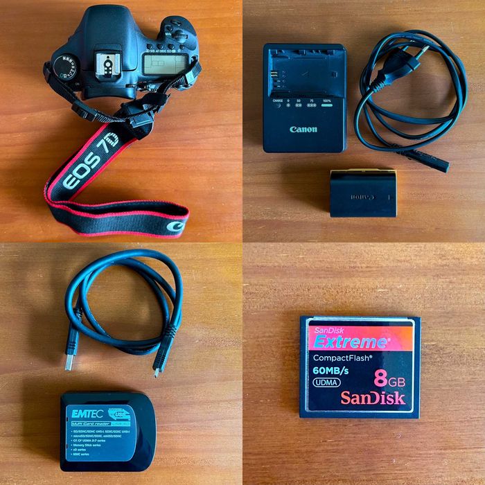 Canon EOS 7D (excelente estado, pouco utilizada)