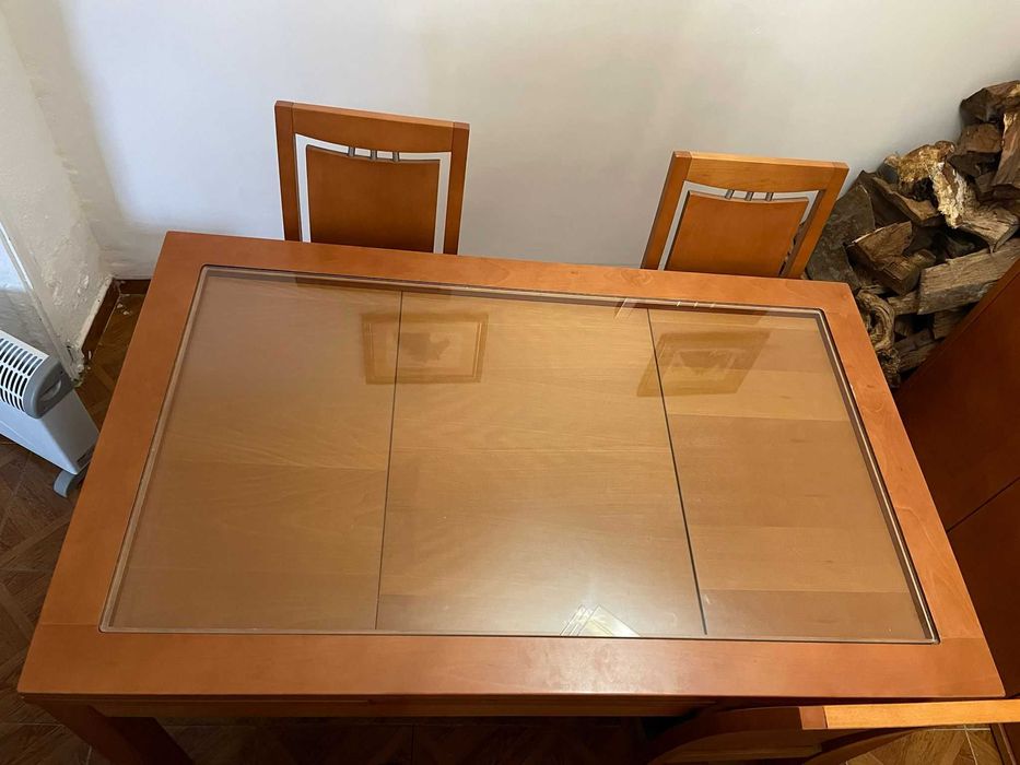 Mesa de jantar extensível