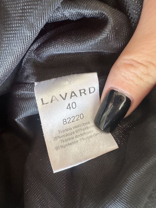 Lavard zestaw garniturowy spódnica bluzka szary elegancki komplet