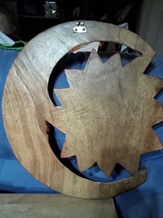 Peca decorativa sol e lua
