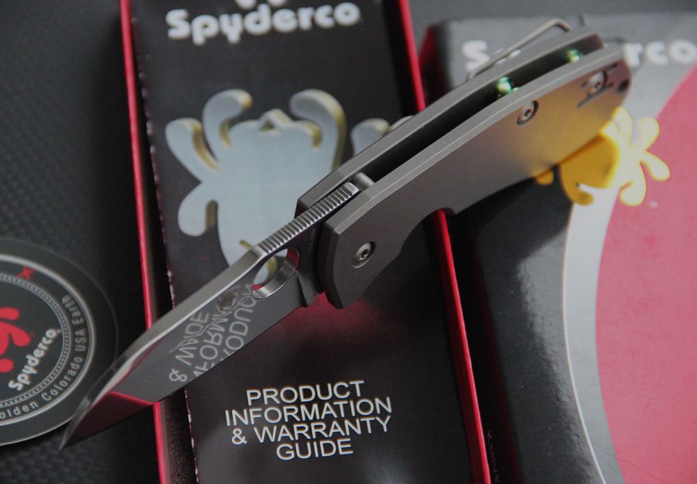 Taniej: Spyderco TECHNO II - nowy, pełen komplet.