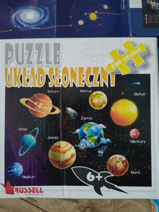 Zestaw puzzli kosmos