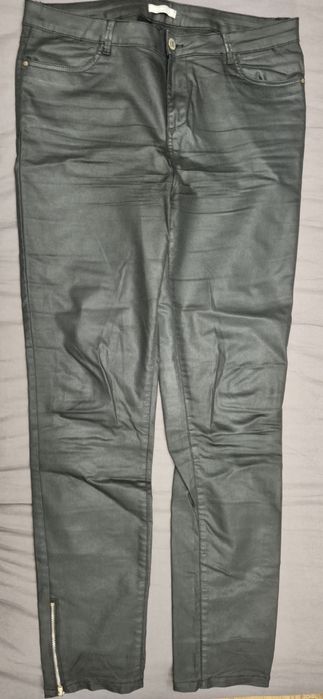 Woskowane spodnie damskie