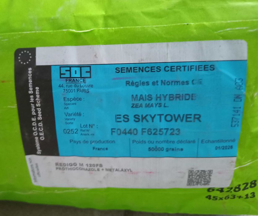 Kukurydza Skytower, nasiona kukurydzy SKYTOWER opakowanie 50tyś LIDEA