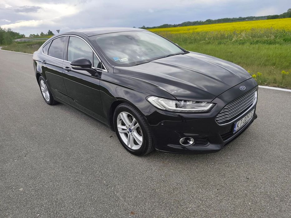 Ford Mondeo Ford Mondeo 2.0D - 2016 automat 4x4 czarny 266K + kpl zimowy panorama