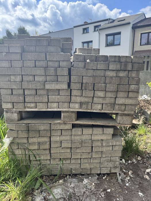 Kostka brukowa cegielka 20x10 uzywana dobry stan 100mkw