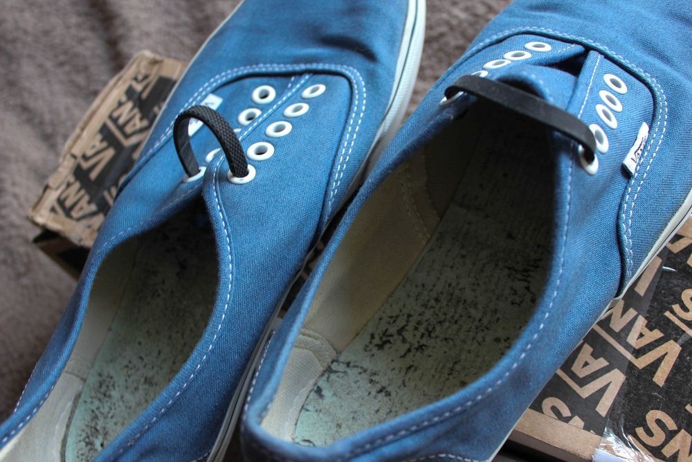 Кеди Vans authentic блакитні US 8.5