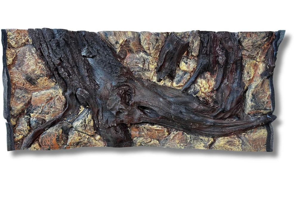 Tło Strukturalne wewnętrzne do akwarium AMAZONKA 120x60 cm.