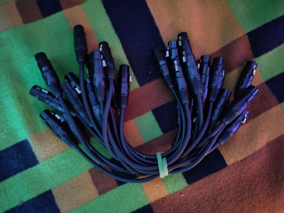 Kabel XLR pro snake żeński