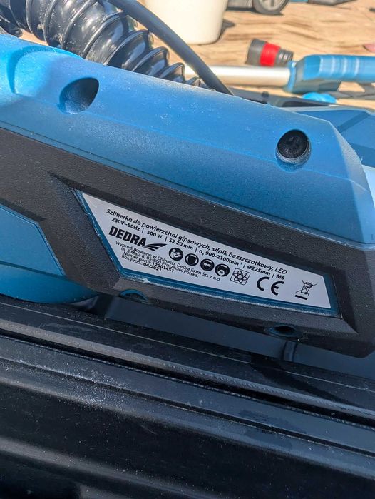 Dedra szlifierka do powierzchni gipsowych 500w