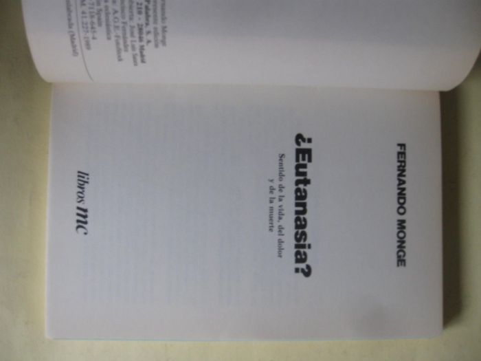 Eutanásia? de Fernando Monge