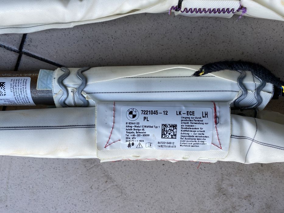 Airbag шторки левая правая Bmw 3 f30