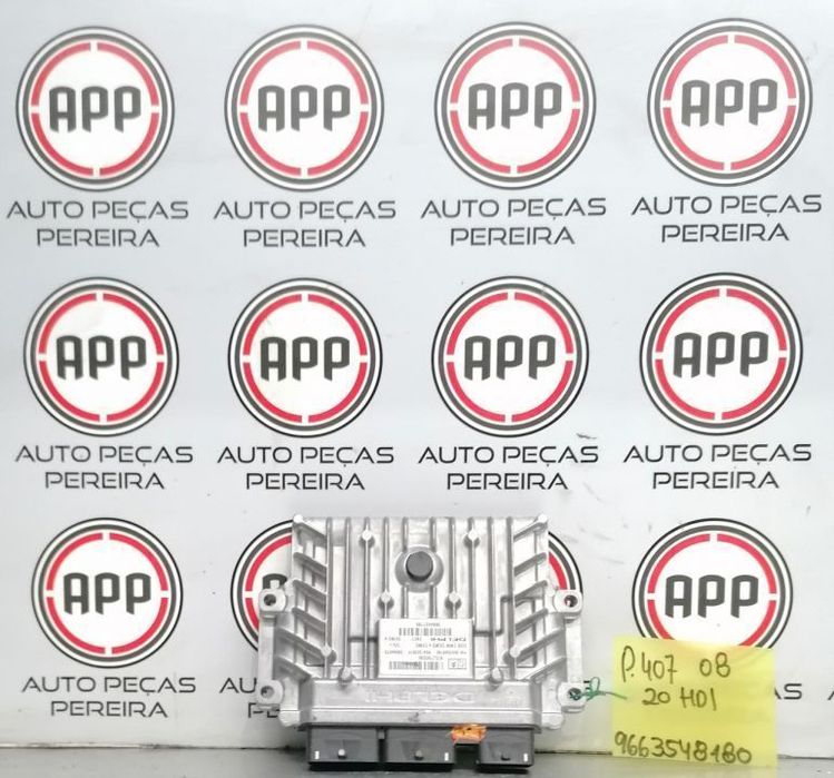 Centralina Peugeot 407 2.0 HDI de 2008 referência 9663548180.