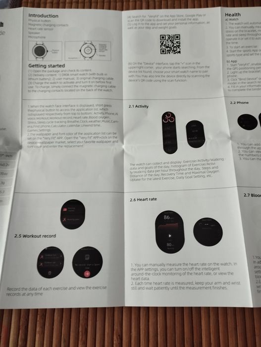 Smartwatch nowy, różowy
