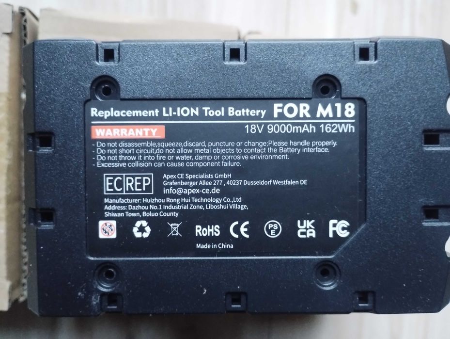 Akumulator Bateria do Milwaukee 18V 8Ah