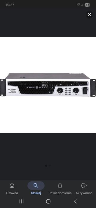 Koncowka mocy (wzmacniacz estradowy) CREST CC 2800