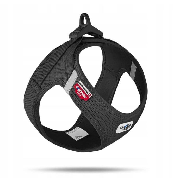 Curli Szelki dla psa Clasp Air Mesh Czarne XS