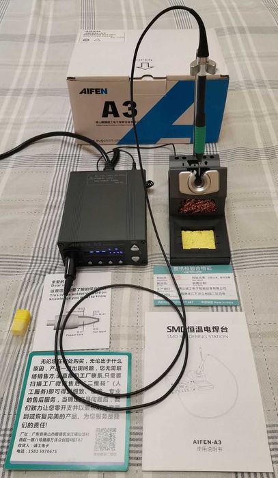 Паяльная станция AIFEN (SUGON) A3-210 120W на жалах JBC С115/С210/С245