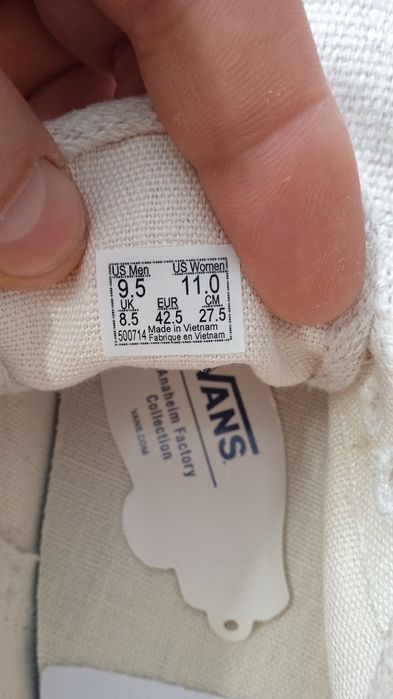 Кеди Vans - 42,5 розмір. Оригінал