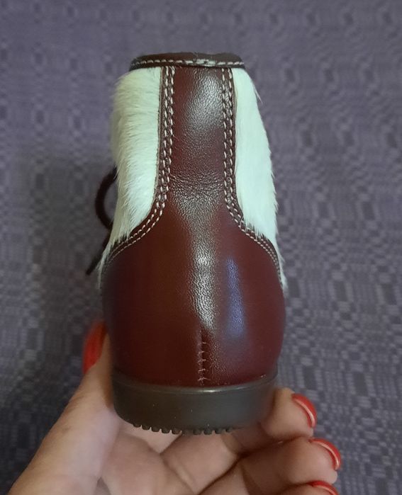 Фирменные кожаные ботинки Baby Botte Франция