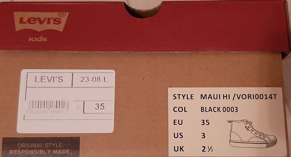 Кеди levi's 35р.