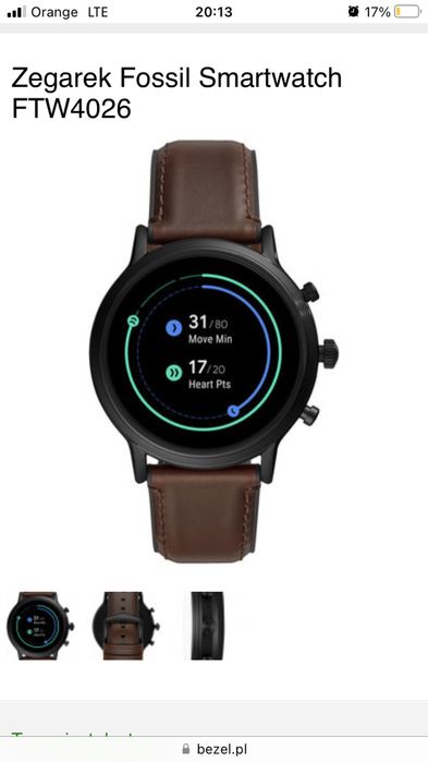 Zegarek Fossil Smartwatch