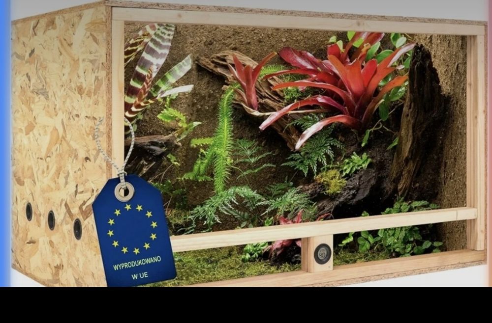 NOWE TERRARIUM Fabrycznie Zapakowane 100X60X60 !!! NAJTANIEJ