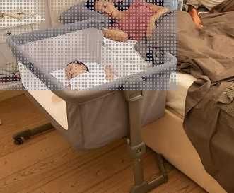 Mini berço para cama Chicco Next 2 Me Pearl cinzento - NOVO
