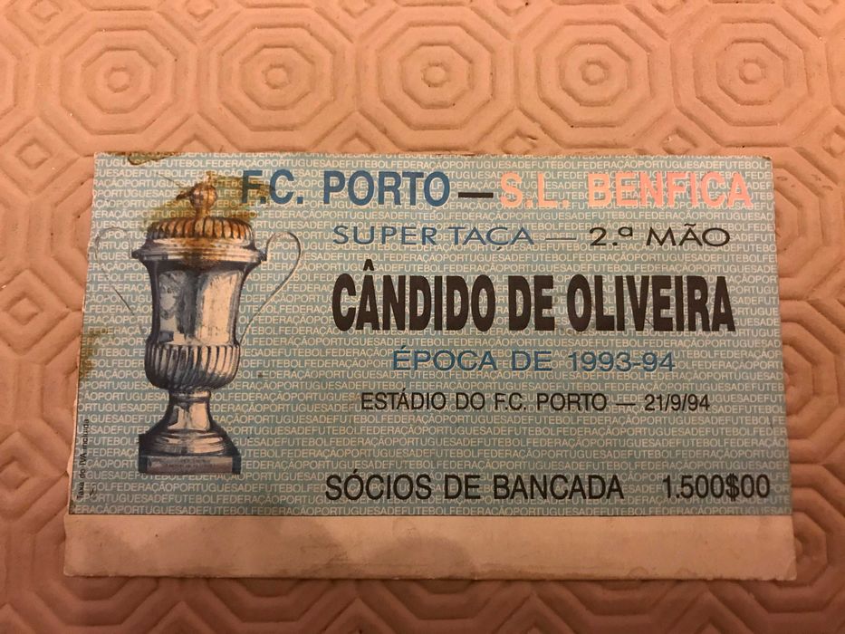 Bilhetes antigos futebol - F.C. PORTO