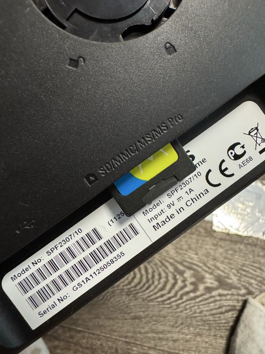 ФОТОРАМКА PHILIPS PhotoFrame 7" Мод. SPF2307/10