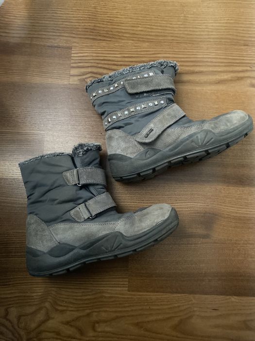 Zimowe ocieplane szare buty Primigi, 35