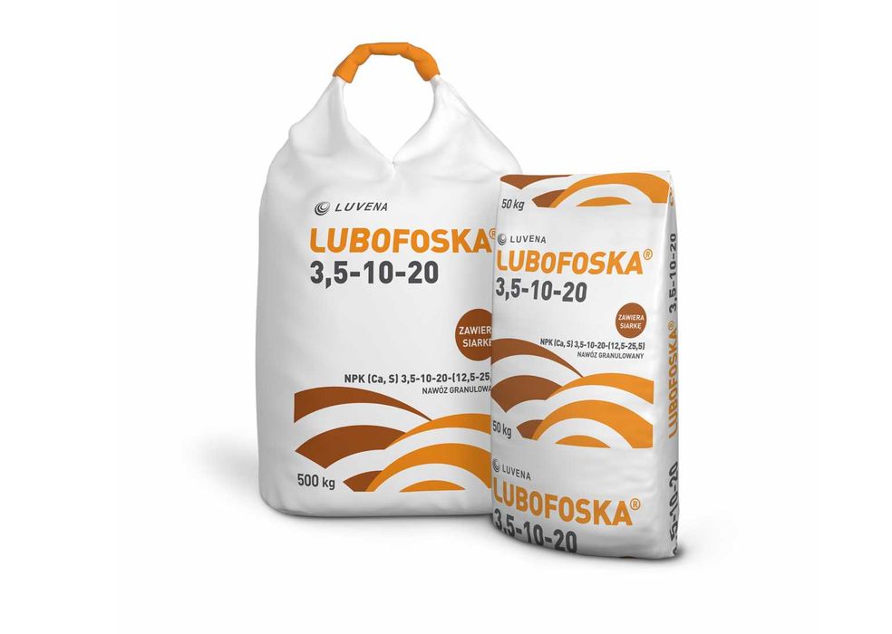 Nawóz LUBOFOSKA 3,5-10-20 big bag 500kg - 810,00 zł na RATY
