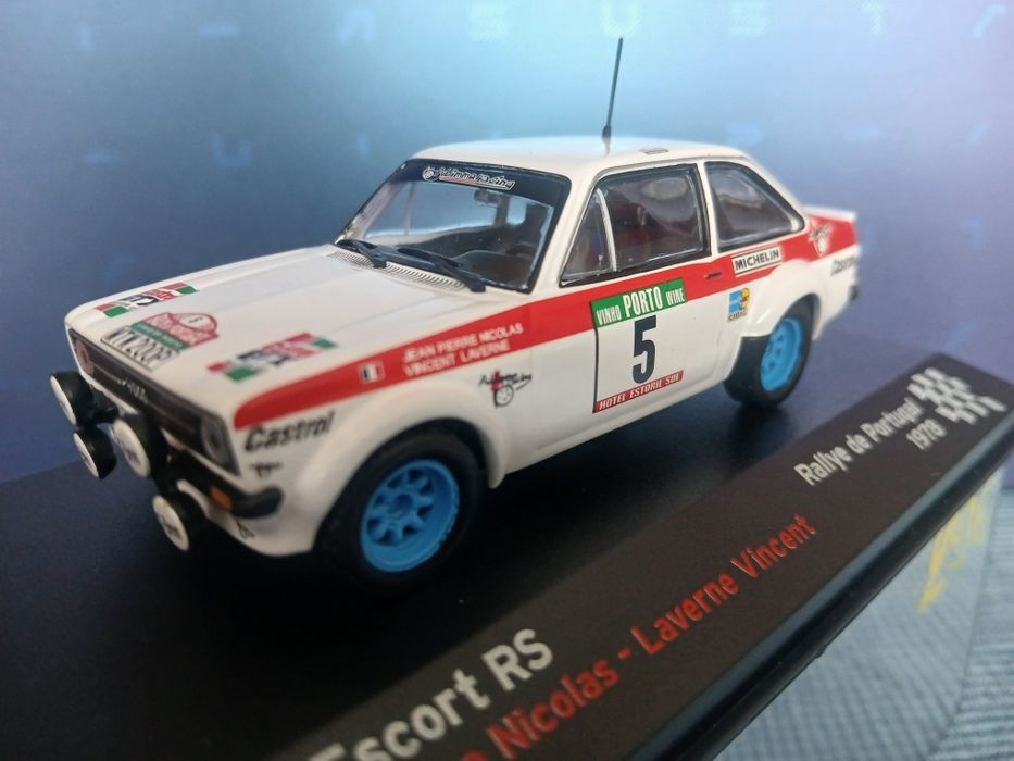 Miniatura 1:43 Ford Escort Rs Jean Pierre Nicolas Rally de Portugal