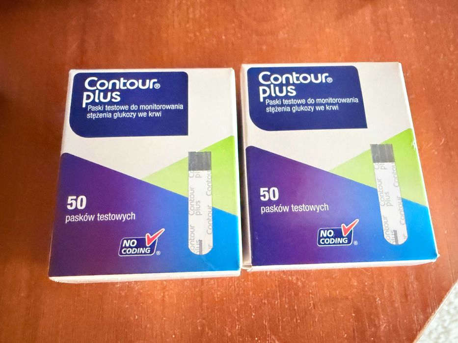 Contour Plus One Paski Do Glukometru Ważne Do 31.12.2027r x 2 szt.