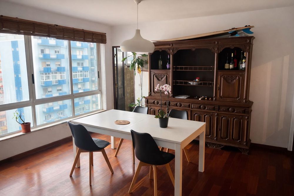 Quarto privado com vista mar em apartamento rooftop  Costa da Caparica