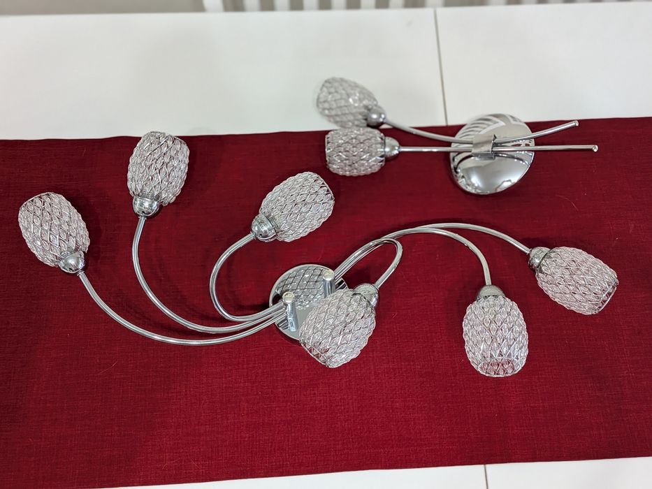 Candeeiro de tecto com candeeiro de parede (bra)