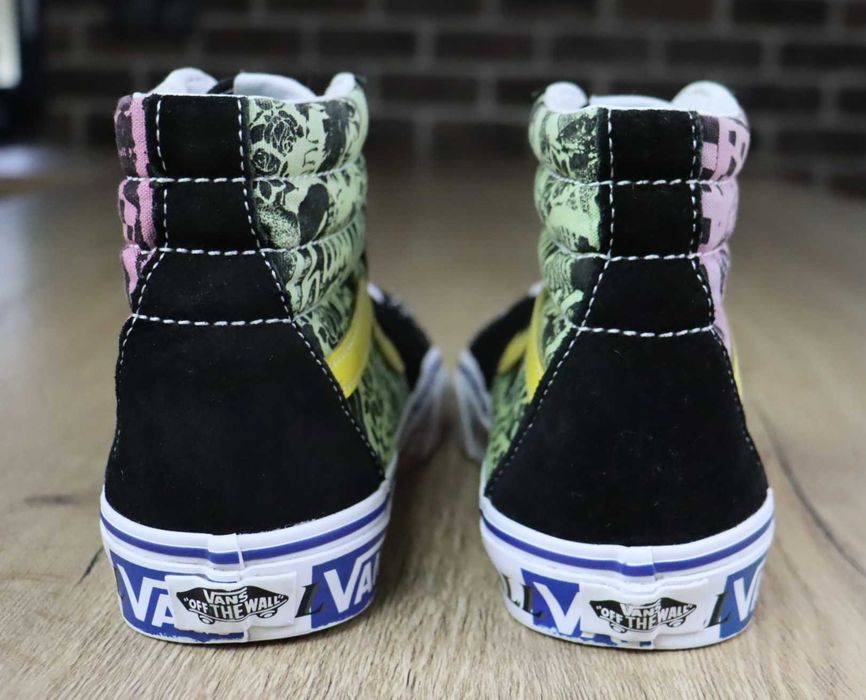 Vans skórzane damskie trampki 38 ( 24 cm)