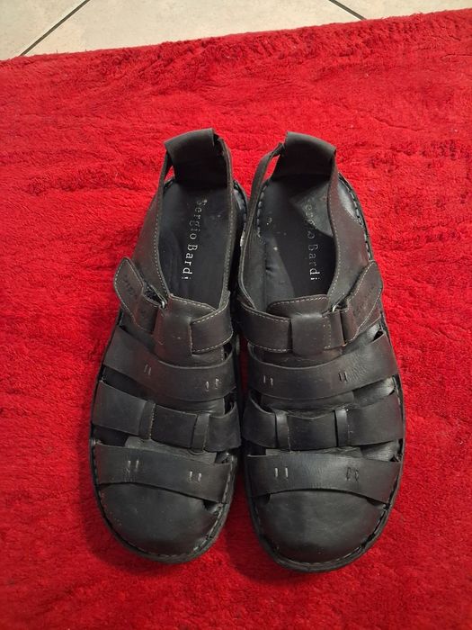Buty sandały męskie skórzane 45 Sergio Bardi