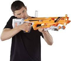 Nerf sniperka raptostike + 2 pistolety X-SHOT