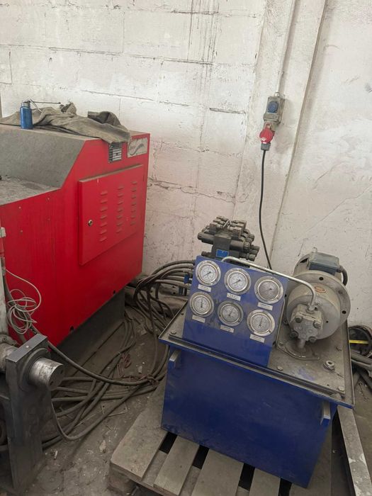 Walcarka hydrauliczna 3 – rolkowa MTPS 8 x 2000 zwijarka