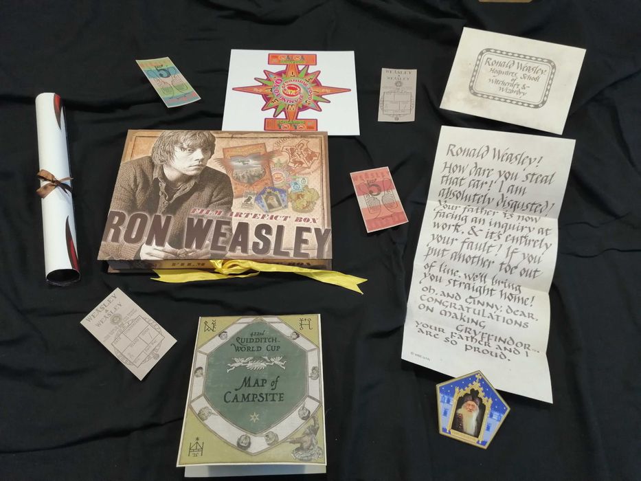 Unikatowy zestaw Harry Potter Film Artefact Box Reda • OLX.pl