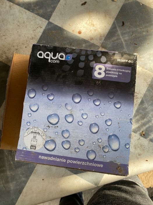 Rozpryskiwacz spryskiwacz do wody ogrodu wąż 8 funkcji zraszacz