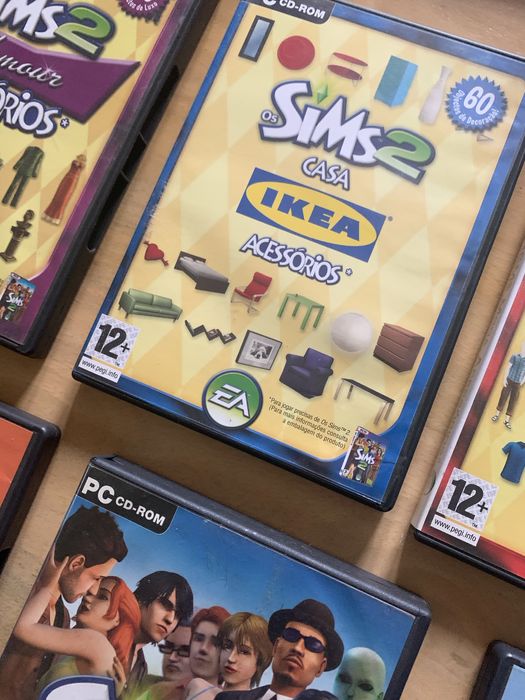 Conjunto The Sims 2 em PC (caixas físicas)
