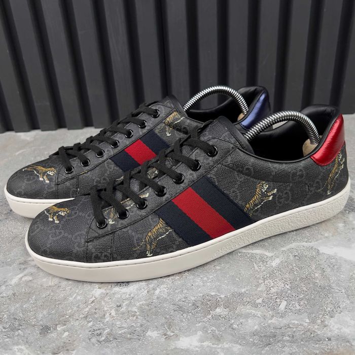 Gucci Ace Web Tiger Supreme Чоловічі кросівки шкіра оригінал 43 EUR