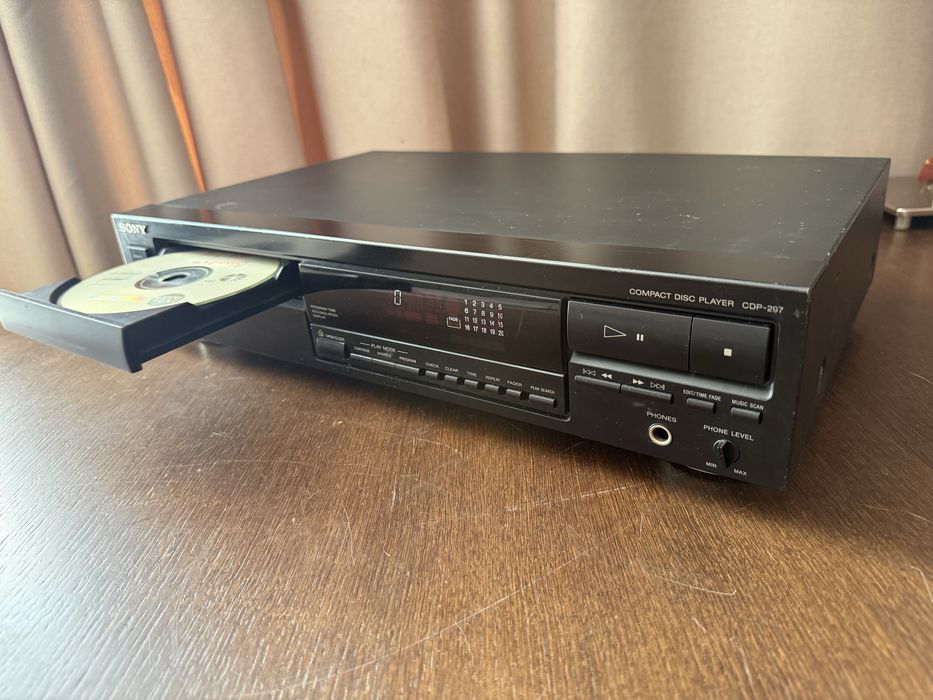 Sony CDP-297 CD Player / вінтажний програвач / Made in France