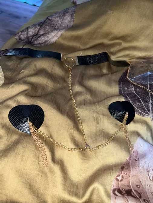 Choker z motywem serca