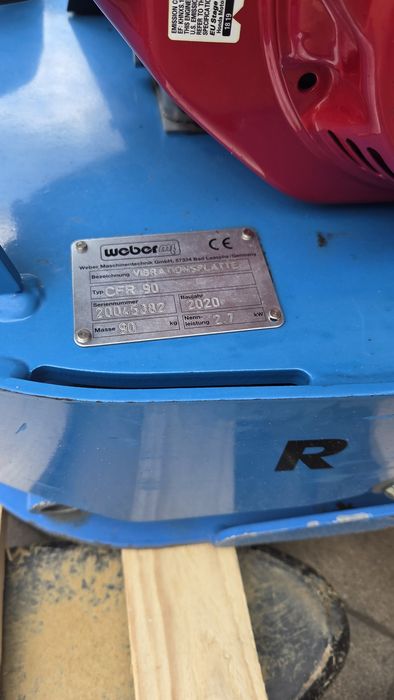 Zagęszczarka okrągła Weber CFR90 Wacker Bomag