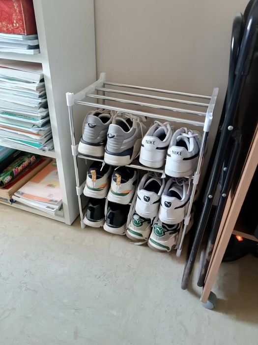 Pudełka z 4 poziomami dom przechowywanie metalowa